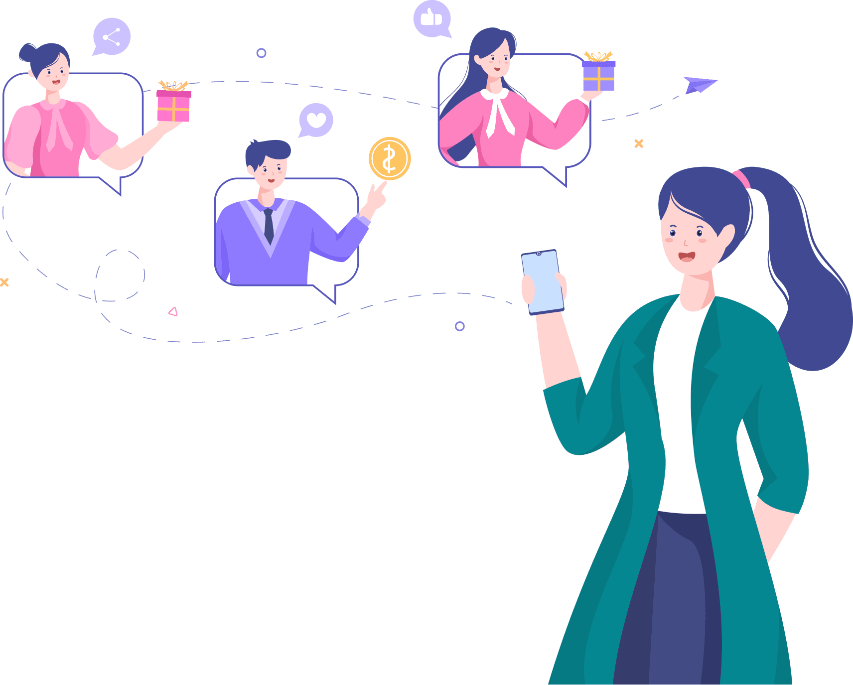 Index Market illustration